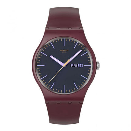 SWATCH SO29R707 BURGUNDY BERRY
