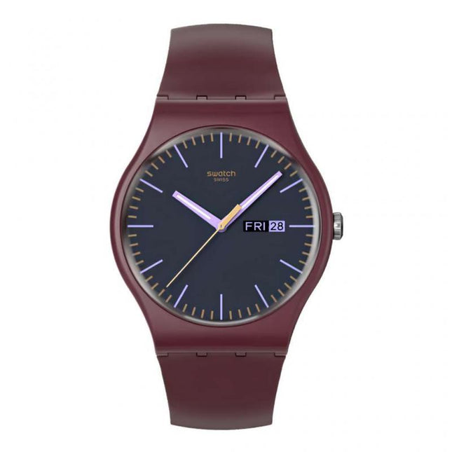 SWATCH SO29R707 BURGUNDY BERRY