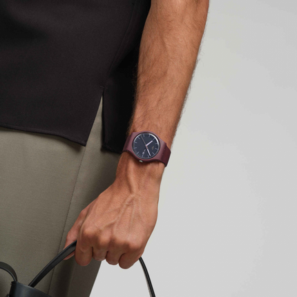 SWATCH SO29R707 BURGUNDY BERRY