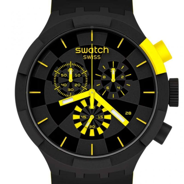 SWATCH SB02B403 CHECKPOINT YELLOW
