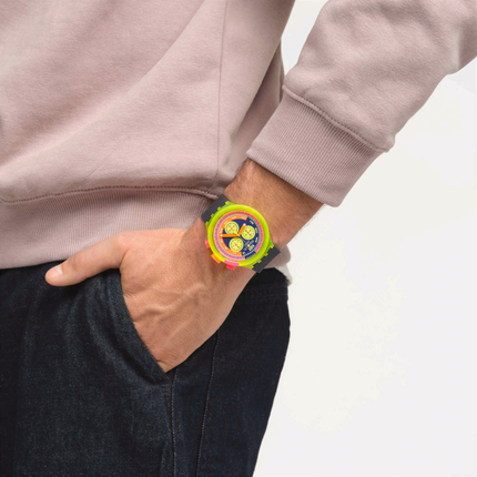 SWATCH SB06J100 NEON TO THE MAX