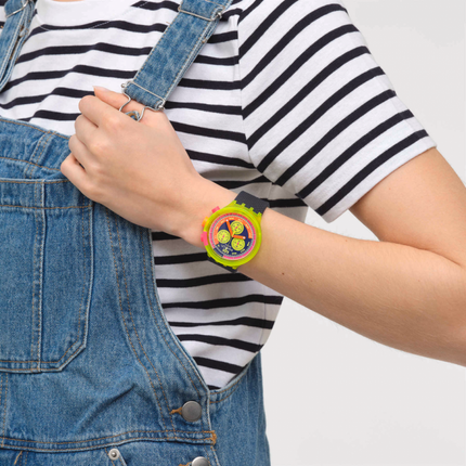 SWATCH SB06J100 NEON TO THE MAX