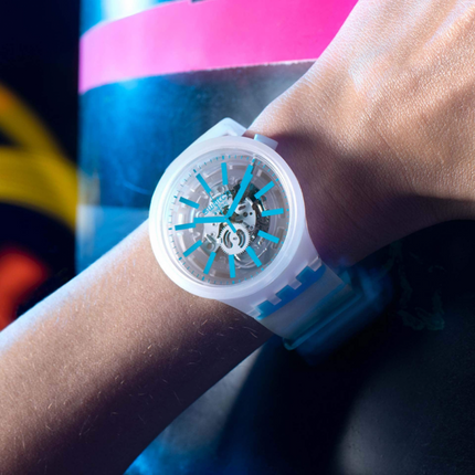 SWATCH SO27E105 BLUEINJELLY