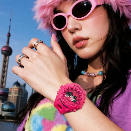 Casio G-Shock GA-V01-2APFK Pink Cool Eye With Special Pink Toy
