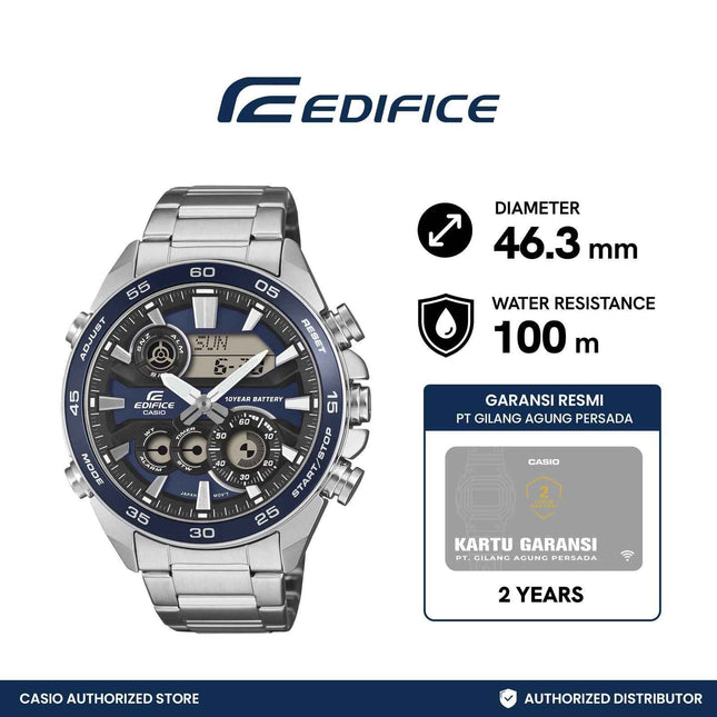 Casio EDIFICE Jam Tangan ERA-130D-2ADF Analog Digital