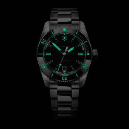 Victorinox Maverick Automatic 39mm Black Dial Stainless Steel Band 242105