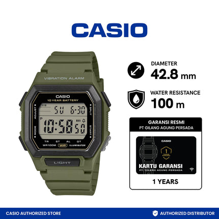 CASIO Jam Tangan W-738H-3AVDF Digital