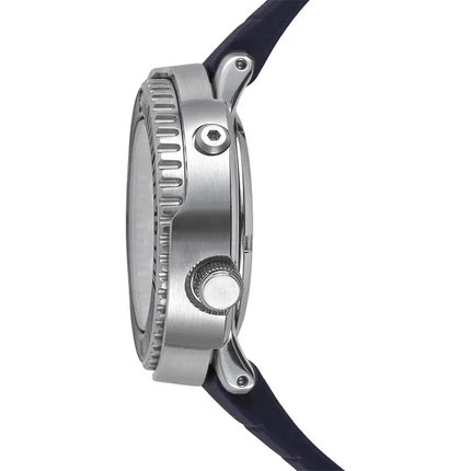 Seiko Prospex SRPF81K1 Tuna Divers 200M Automatic Blue Dial Dark Blue Rubber Strap Safari Edition