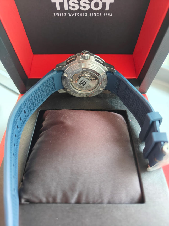 Preloved - TISSOT T-Sport 1000 T120.407.17.041.01 Seastar Powermatic 80 Silicium Blue Dial Blue Textile Strap
