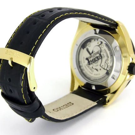 Seiko Automatic SSA190K1 Superior Black Dial Black Leather Strap Limited Edition