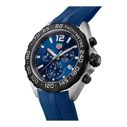 TAG Heuer Formula 1 CAZ101AV.FT8077 Chronograph Blue Dial Blue Rubber Strap