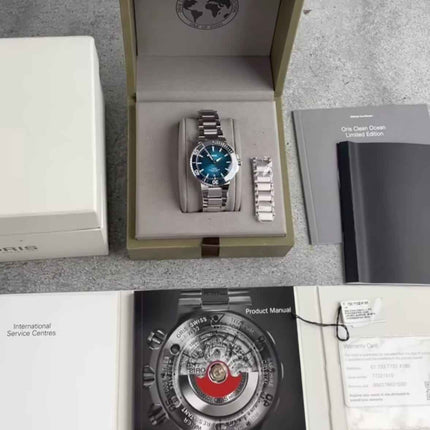 Preloved - Oris Aquis Clean Ocean Limited Edition 01 733 7732 4185-SET