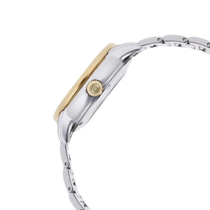 Orient RA-AS0007S Automatic Sun & Moon Open Heart Dial Dual Tone Stainless Steel Strap