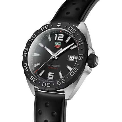 TAG Heuer Formula 1 WAZ1110.FT8023 Black Dial Black Rubber Strap
