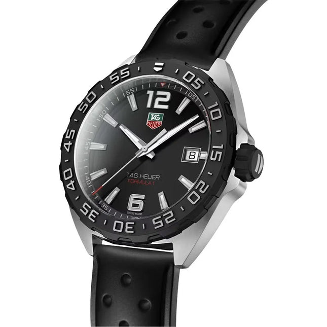 TAG Heuer Formula 1 WAZ1110.FT8023 Black Dial Black Rubber Strap