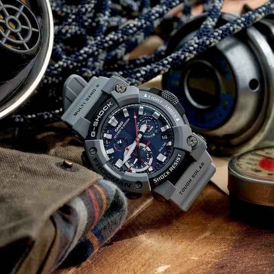 Casio G-Shock X Royal Navy GWF-A1000RN-8ADR Frogman Light Gray Resin Strap
