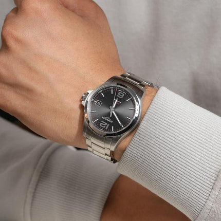Longines Conquest V.H.P. 41mm Black Dial Stainless Steel L3.716.4.56.6