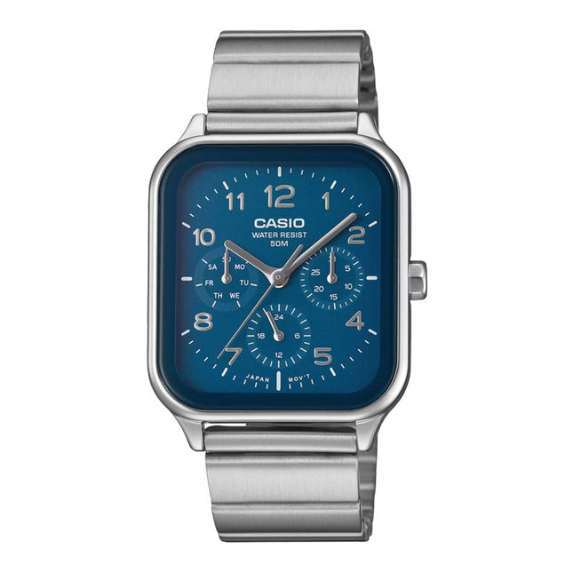 Casio General MTP-M306D-2AVDF Men Blue Dial Stainless Steel Band