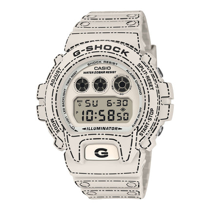 Casio G-Shock DW-6900RGM-5DR Origami Folding Styles Digital Dial Ivory Resin Band