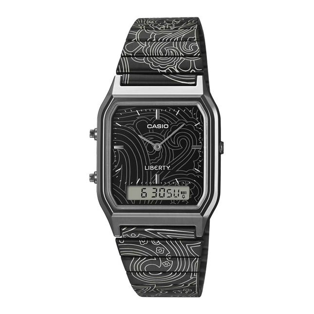 Casio General AQ-230EBLT-1ADR Vintage Liberty Collaboration Model Stainless Steel Band