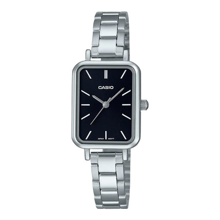 Casio General LTP-V009D-1EUDF Ladies Black Dial Stainless Steel Band