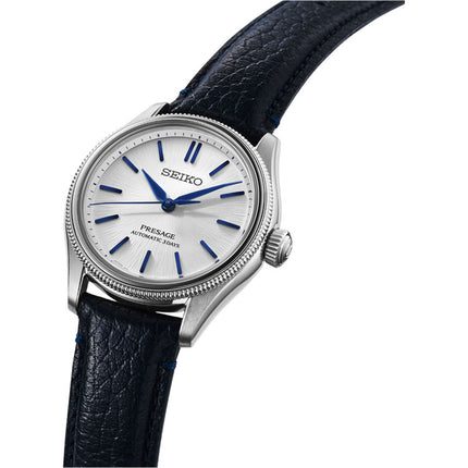 Seiko Presage HCC004J1 145th Anniversary Automatic Shironeri White Navy Leather Limited Edition