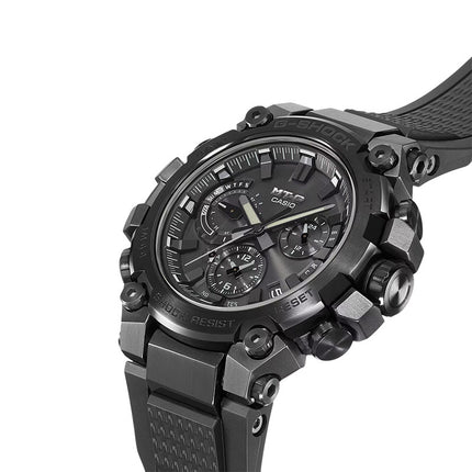 Casio G-Shock MT-G MTG-B3000B-1ADR Tough Solar Triple G Resist Black Dial Black Resin Band