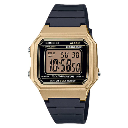 Casio General W-217HM-9AVDF Digital Dial Black Resin Band