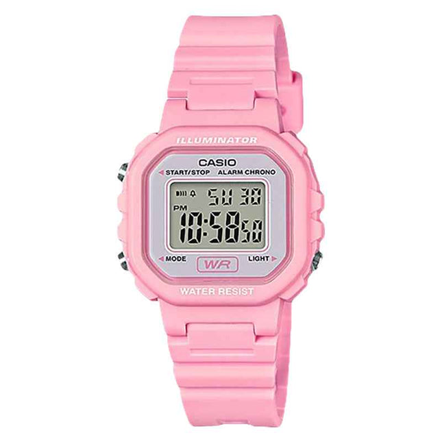 Casio General LA-20WH-4A1DF Ladies Digital Dial Pink Resin Band