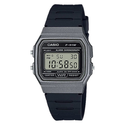 Casio General F-91WM-1BDF Digital Dial Black Resin Band