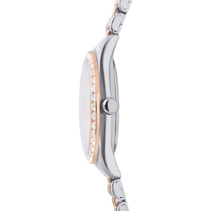 Alba Fashion AH7FD6X1 Ladies Analog Green Dial Dual Tone Stainless Steel Strap