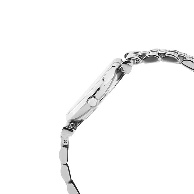 Emporio Armani Fashion AR1908 Ladies Mother of Pearl Dial Stainless Steel Strap
