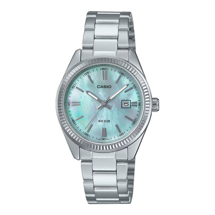 Casio General LTP-1302DS-2AVDF Ladies Mother Of Pearl Dial Stainless Steel Band
