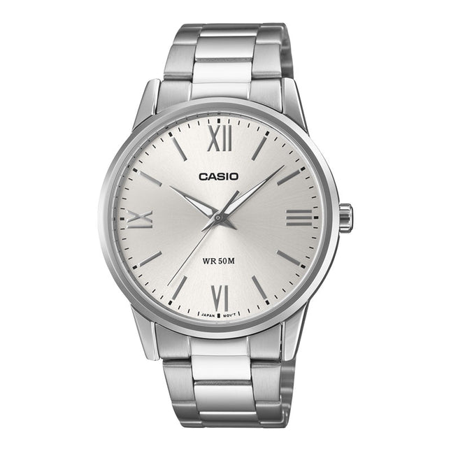 Casio General MTP-1303DD-7AVDF Silver Dial Stainless Steel Band