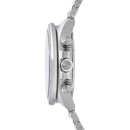 Alba Signa AX7025X1 Men Chronograph Black White Dial Stainless Steel Strap