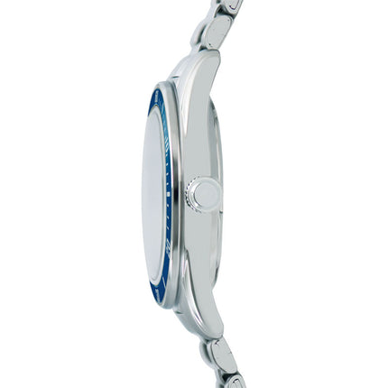 Alba Active AG8Q63X1 Ladies Analog Matte White Dial Stainless Steel Strap