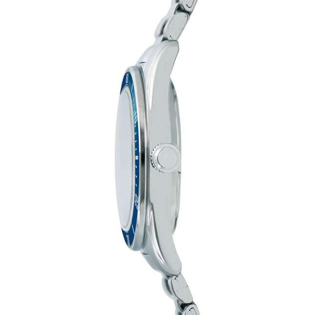Alba Active AG8Q63X1 Ladies Analog Matte White Dial Stainless Steel Strap