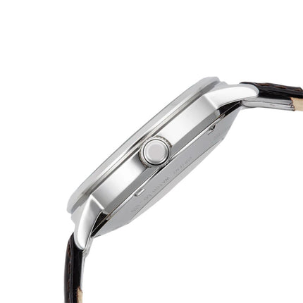 Orient Esteem II TAG02005W Automatic Skeleton Men White Dial Black Leather Strap