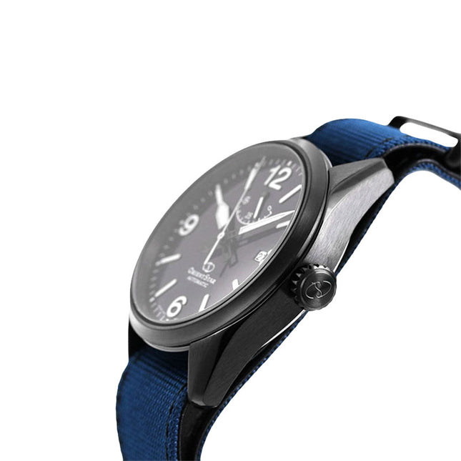 Orient Star RE-AU0207L Outdor Automatic Men Navy Blue Dial Navy Blue Nylon Strap