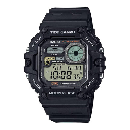 Casio General WS-1700H-1AVDF Men Illuminator Digital Dial Black Resin Band