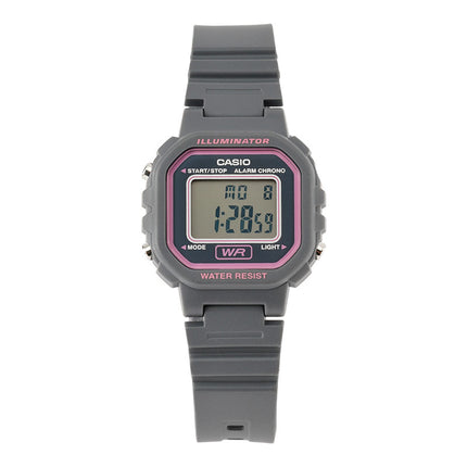 Casio General LA-20WH-8ADF Ladies Digital Dial Grey Resin Band