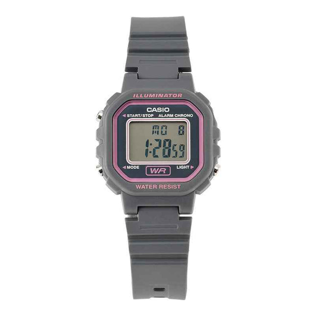 Casio General LA-20WH-8ADF Ladies Digital Dial Grey Resin Band