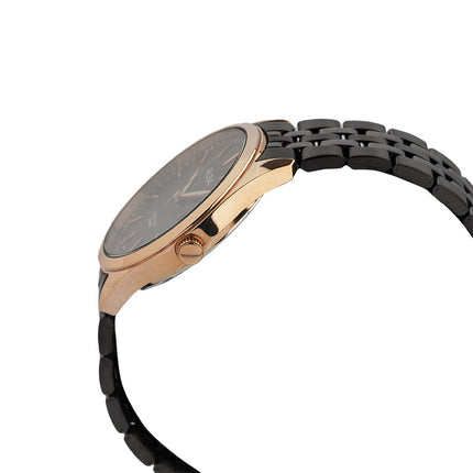 Alba Prestige AS9S04X1 Men Black Dial Black Stainless Steel Strap