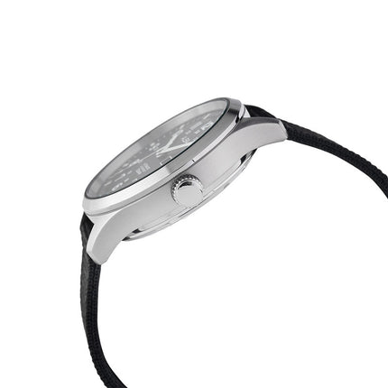 Alba Mechanical Field Military AL4223X1 Men Black Dial Black Nylon Strap