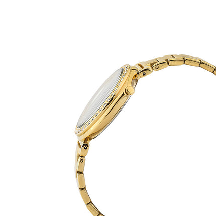 Alba Fashion AG8K08X1 Gold Dial Gold Stainless Steel Strap