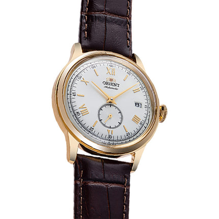 Orient Classic RA-AP0106S Bambino 38 Small Seconds Automatic Silver Dial Brown Leather Strap