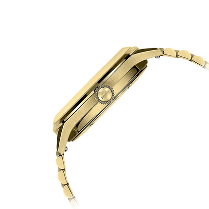 MIDO Multifort Powerwind M040.407.33.027.00 Champagne Dial Yellow Gold Stainless Steel Strap