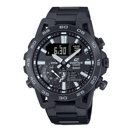Casio Edifice ECB-40BK-1ADF Sospensione Men Black Dial Black Stainless Steel Band