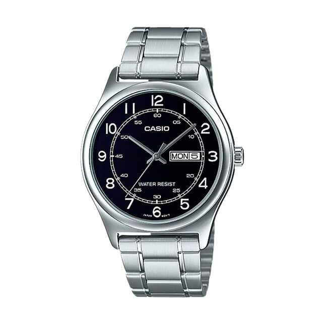 Casio General MTP-V006D-1B2UDF Men Black Dial Stainless Steel Band
