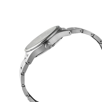 Seiko SUR569P1 Discover More Men Black Dial Stainless Steel Strap